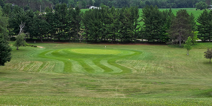 Golf Course With Green In Distance